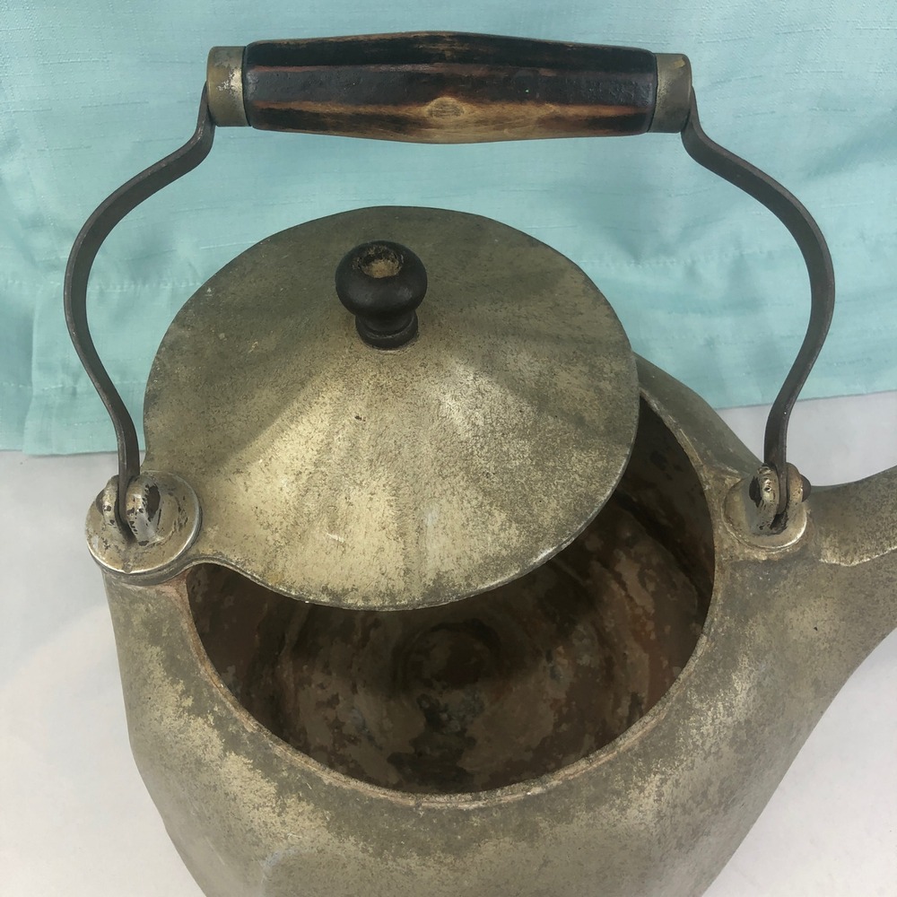 Vintage SUPER Maid Octagonal Design Aluminum 5 Qt Tea Pot Kettle Swivel Lid - Picture 6 of 11